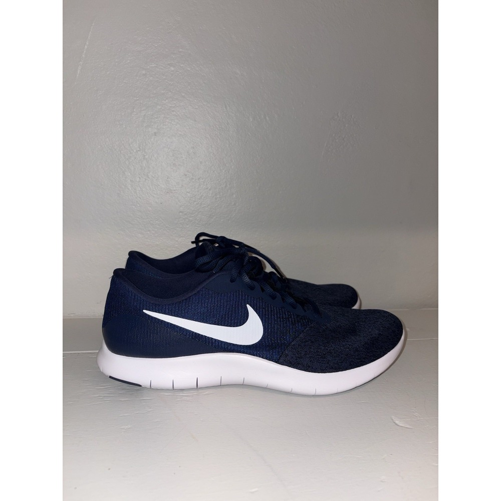Nike Flex Contact Midnight Navy Blue White Men's Size 11.5 Running Shoes